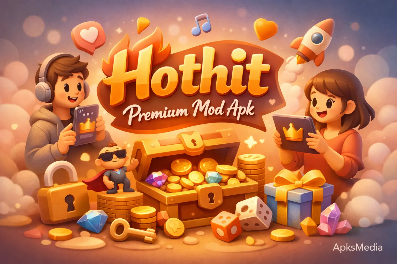 Hothit Premium Mod Apk v1.9 Download (One Click ) Latest Download