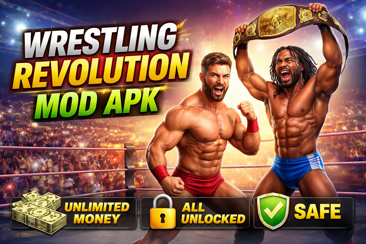 Wrestling Revolution MOD APK Unlimited Money v2.140.64