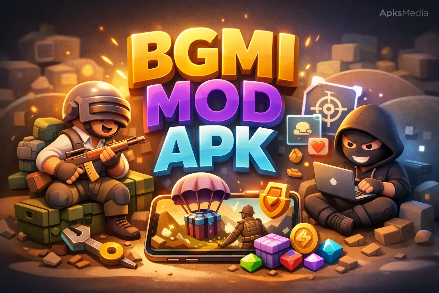 BGMI Mod APK (Unlimited UC, MOD Menu, ESP, Anti-Ban)